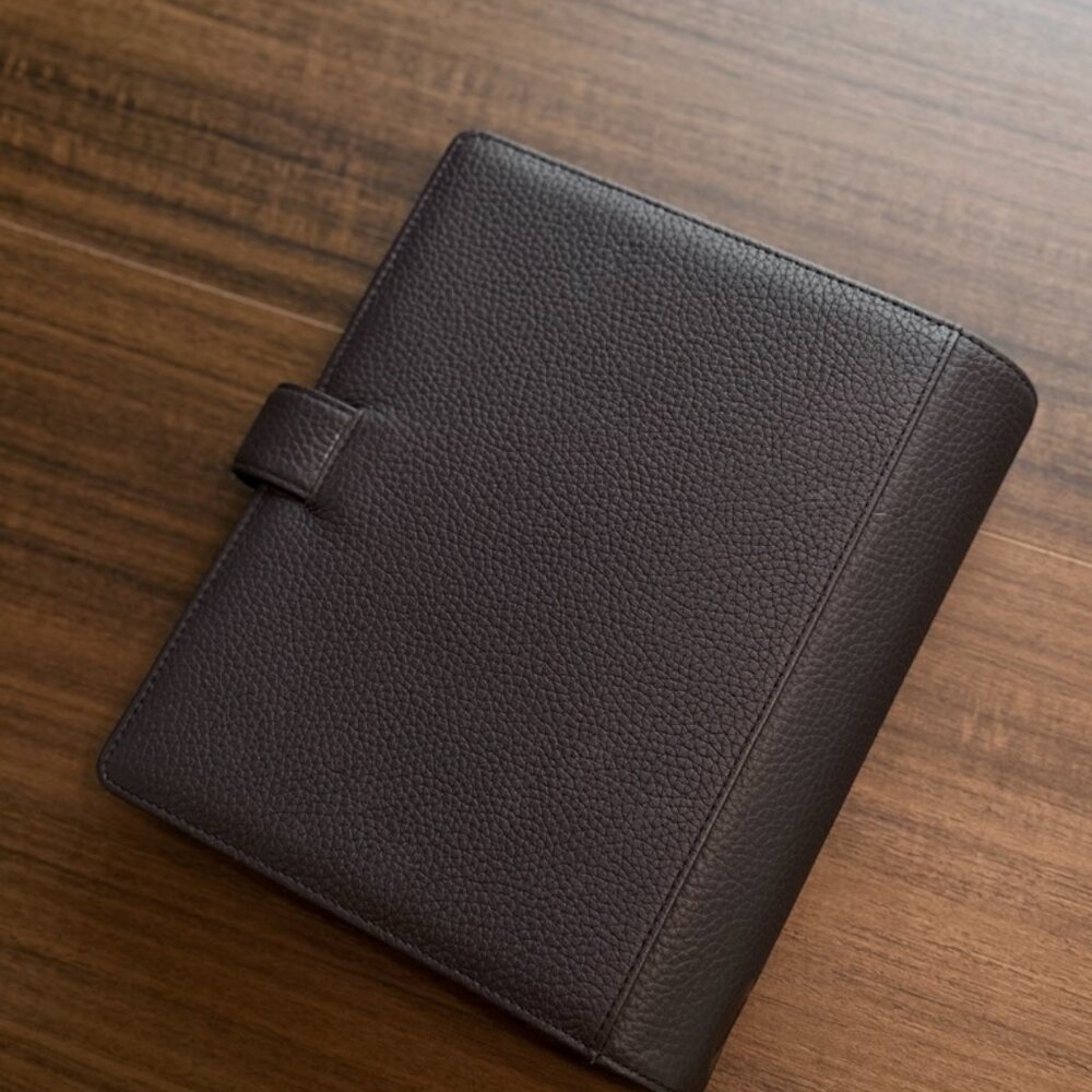 Filofax Norfolk A5 Leather Organizer & Cloth & Paper accessories - Picture 2 of 6
